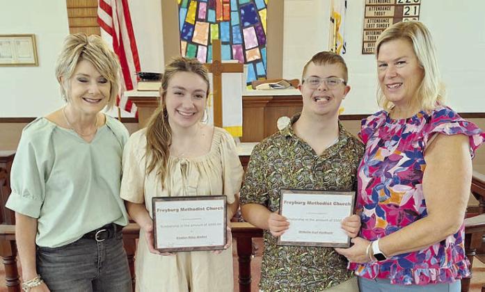 Freyburg Methodist Church gives scholarships