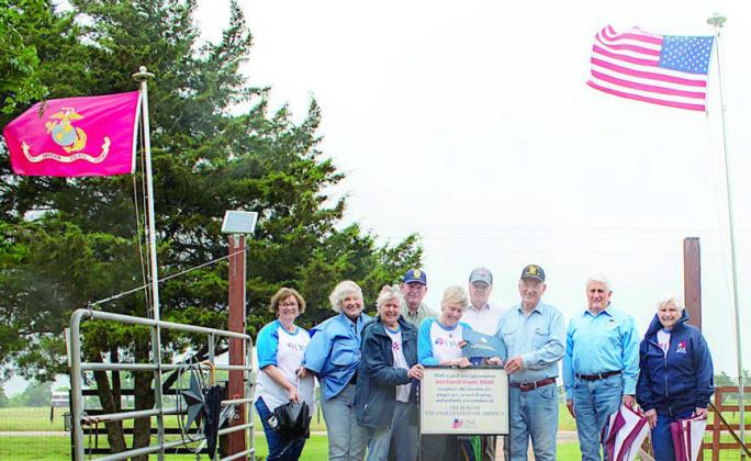 Flag display of local resident Jim Duffin recognized