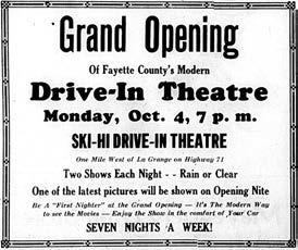 Advertisement from the Sept. 30, 1948 issue of the La Grange Journal – Courtesy of Fayette Library &amp;Archives