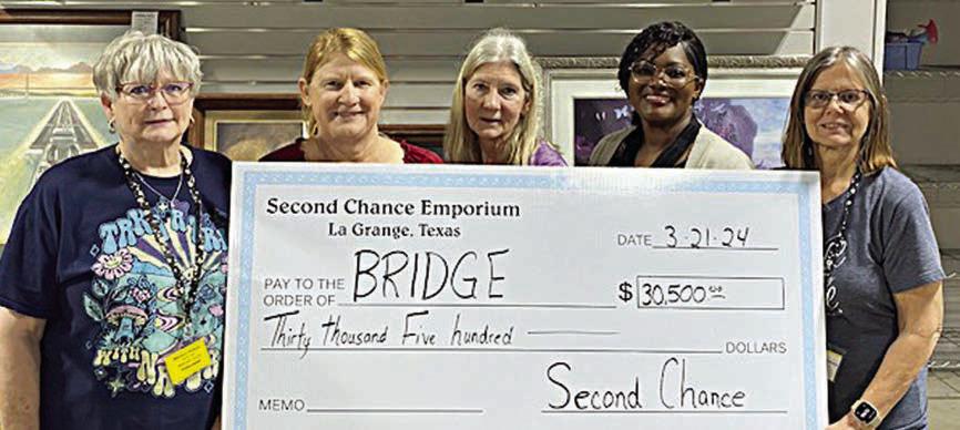 Second Chance gives toward upcoming BRIDGE programs