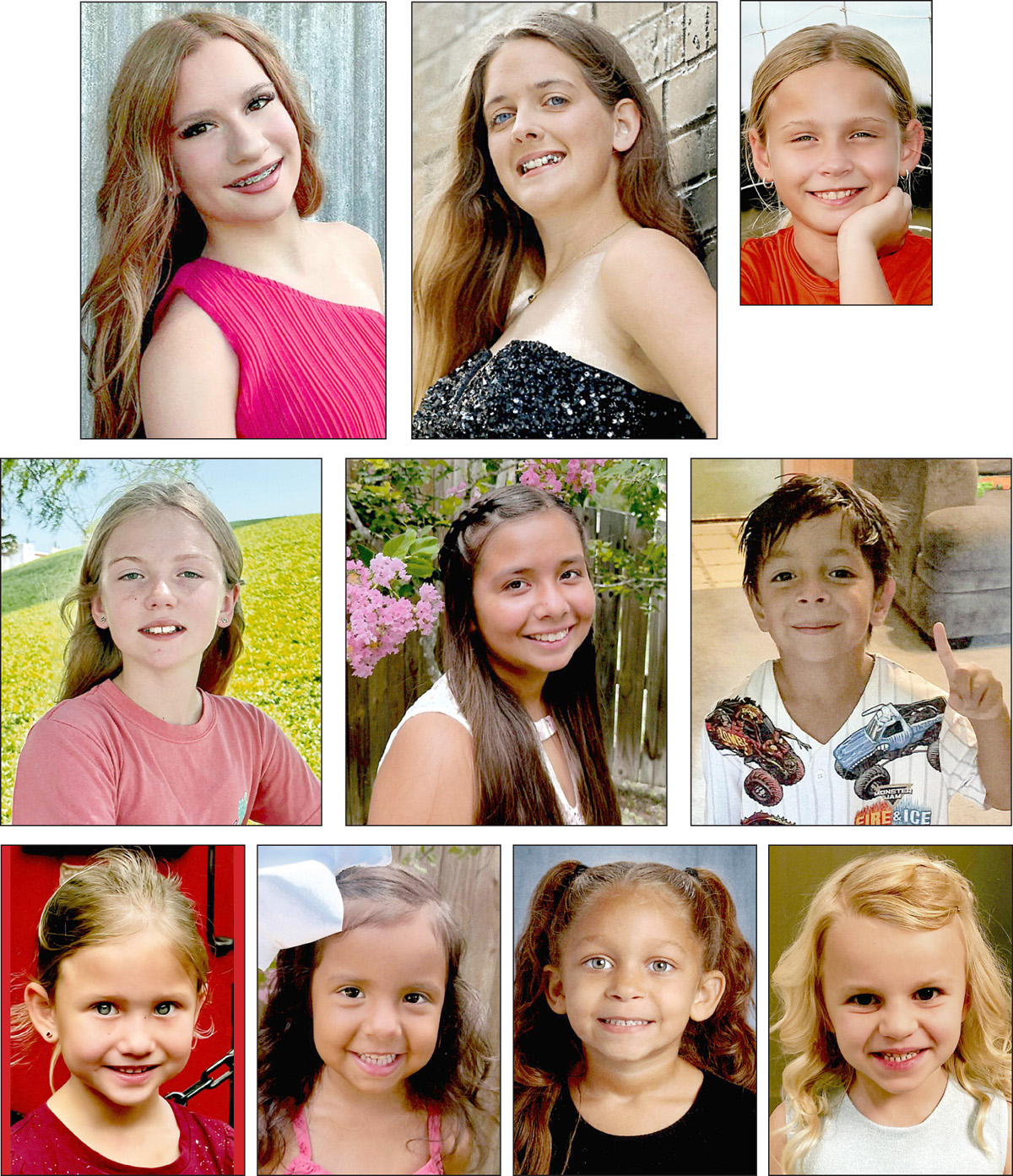 Festival Pageant contestants