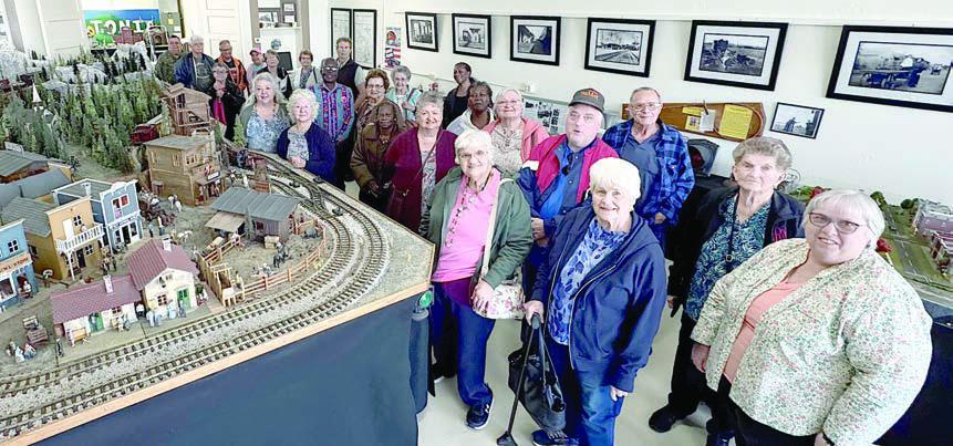 The March adventure took Senior Connections to Flatonia as 28 members enjoyed a tour of the train museum, lunch at Darlin’s Diner and a movie at Lyric Theater.