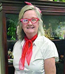 Guest speaker Dr. Becky Garlick shared information about Blinn College.