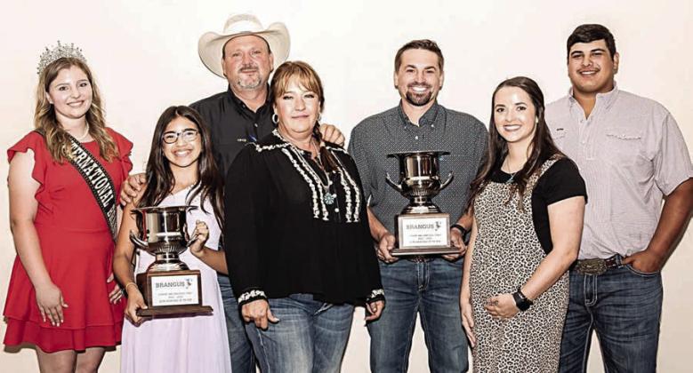 Champions Valley Brangus bull receives award