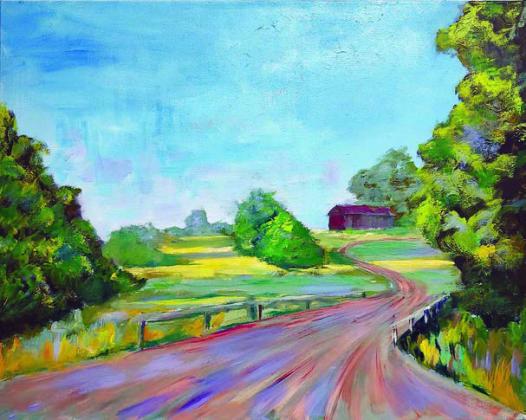 At this show , community members will get to view artwork from the talented current and former ARTS teachers and staff, including ARTS co-founder, Jeanette Brown and Board Emeritus, Mike Clann. Brown’s quilt “David’s Favorites” (60x50) is shown in the photo at left and Clann’s acrylic painting “Belota’s Barn” (24x30) is shown in the photo at right.