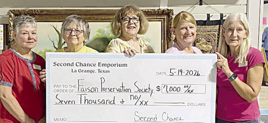 Second Chance supports Faison Preservation Society