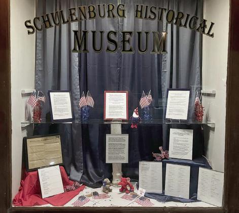 Museum has window display on voting