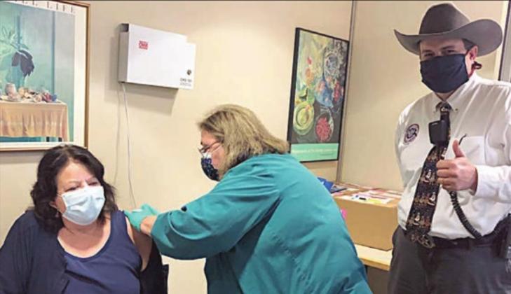 County has first COVID-19 vaccination