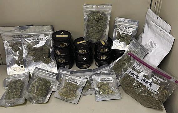 Shown above are the drugs discovered by the SPD after a traffic stop on I-10.