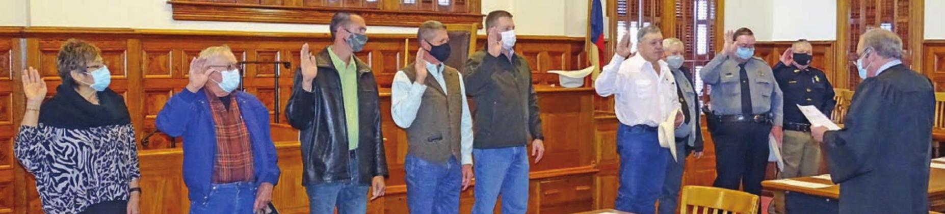 County officials sworn in