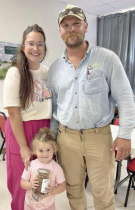 The Bubelafamily joined Senior Connections for a lunch-and-learn in Schulenburg recently. Morgan has the B Haus Market Place &amp;amp; Nursery, and husband Colton has the Bubela Tree Farm, but everyone knows that their daughter Martha Claire is the boss!