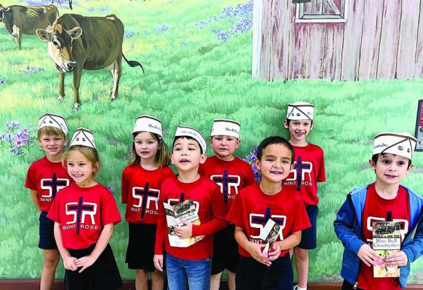 St. Rose kindergartners visit Blue Bell