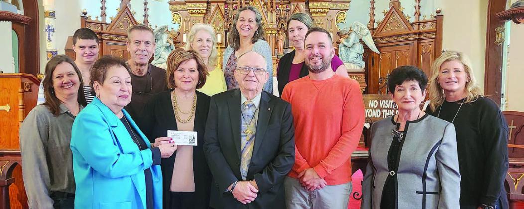 St. Anne’s Society donates to St. Mary’s choir