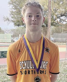 1st Place Varsity Boys’ Singles CADEN HERZIK