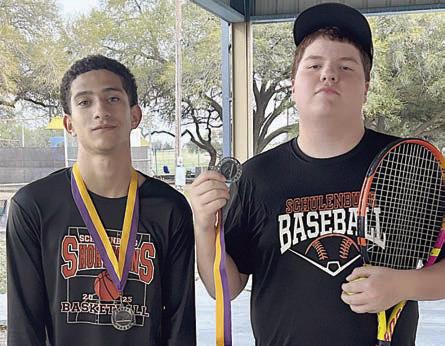 DENVER CARR &amp;amp; HAYES BAUMGARTEN 2nd Place Varsity Boys’ Doubles