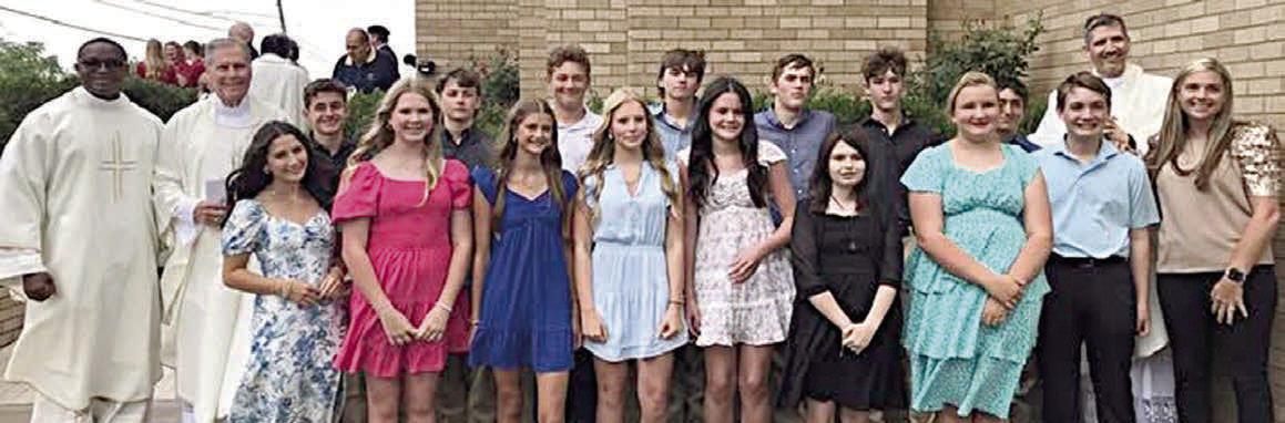 St. Rose eighth graders attend Chrism Mass