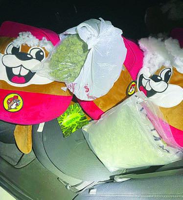 Drugs found in plushies after traffic stop on I-10