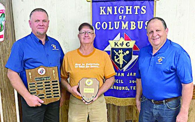 Knight of the Year award presented to Kurtz