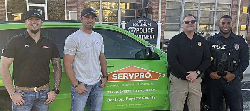 Servpro donates toward new K-9 Unit for SPD