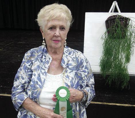 Mary Demel was honored for her 50 years of membership in the Schulenburg Garden Club at the luncheon on Sept. 2.