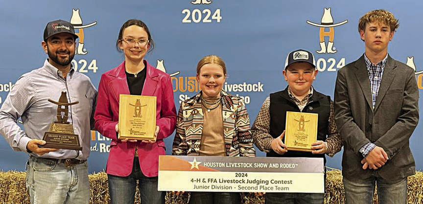 Fayette County 4-H’ers compete in livestock judging at Houston