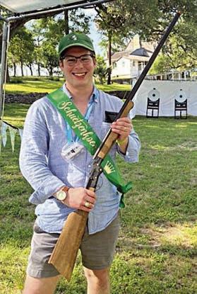 At the historic King Shoot each year at Bluff Schuetzenverein, the most successful marksman received the honored title of “Schützenkönig,” a tradition which returns with the SchuetzenFest laser gallery.
