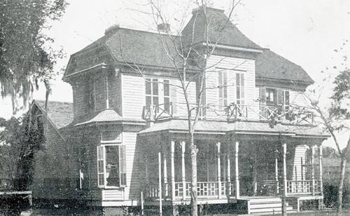 Dr. Frank J. Guenther bought the J.M. Byrnes home on Guadalupe Street in July 1920 and remodeled it to become La Grange’s first hospital. Photo taken from the silver anniversary of the La Grange Hospital, 1920-1945.  Photo Courtesy Of The Fayette Heritage Museum & Archives