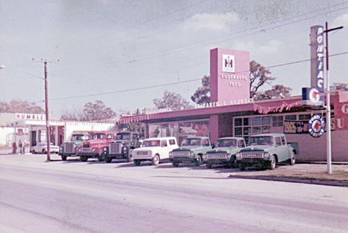 Rosenberg-Todd IH & Pontiac Dealership in 1965