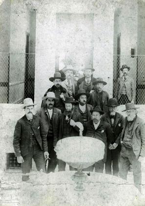 Fayette County Courthouse atrium. Photo Courtesy of Fayette Library &amp; Archives