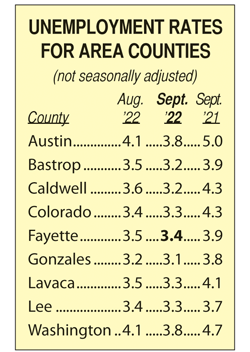 Area Unemployment Rates