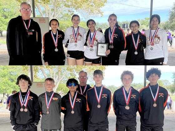 Schulenburg High runners earn medals at district XC meet