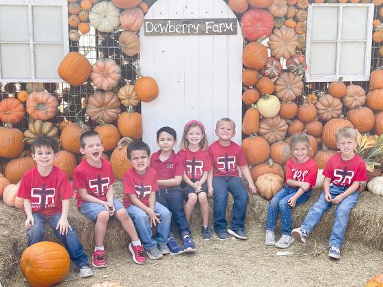 St. Rose kindergartners visit Dewberry Farm