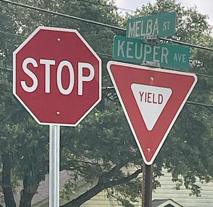 New signs going up
