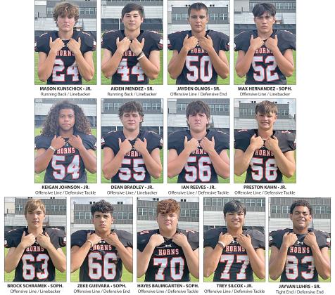 2025 SHORTHORN VARSITY FOOTBALL TEAM
