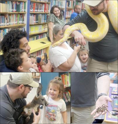 Creature Teacher brings friends from around the world to library