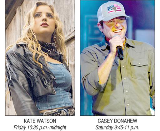 Kate Watson, Casey Donahew headline this year’s Festival
