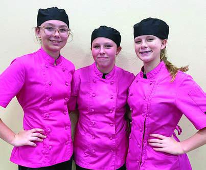“Simmer Down” – (from left) Tatum Fritsch, Allyson Kibby and Sawyer Mau.
