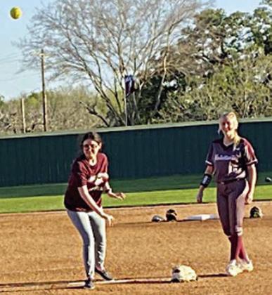 First pitches at Turtle Wing Games in Hallettsville