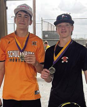 Koi Prihoda &amp; LJ Schindler – 1st, JV boys’ doubles.