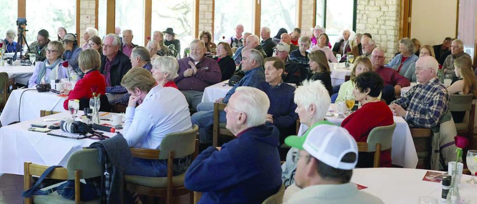 A capacity crowd was on hand at last Saturday’s candidate forum, hosted by the Fayette County Republican Party and held at Frisch Auf! Valley Country Club in La Grange. Photos By Melanie Berger / Courtesy of Flatonia Argus