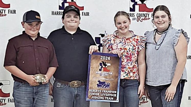 Fayette 4-H team wins reserve at Harris Co. judging contest