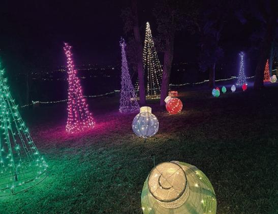 Trail of Lights set at Kreische/Monument Hill