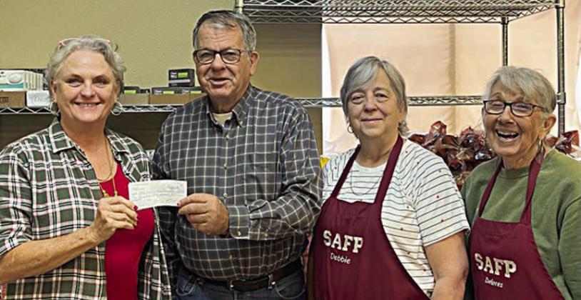 Food Pantry gets donation from Ammannsville KJT