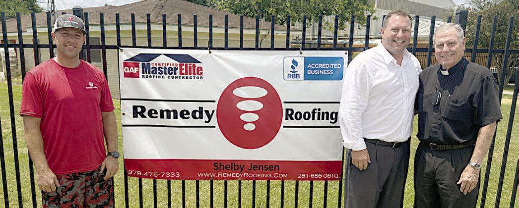 Remedy Roofing donates $57,000 to st. Rose school