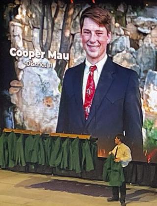 2023-24 Texas 4-H Council health and safety officer was Cooper Mau.
