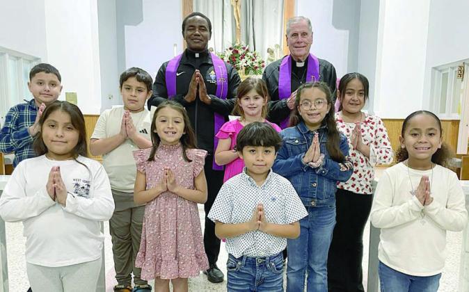 St. Rose CCD students receive Sacrament of Penance