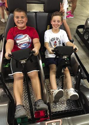 St. Rose Science Club tours local go-kart plant