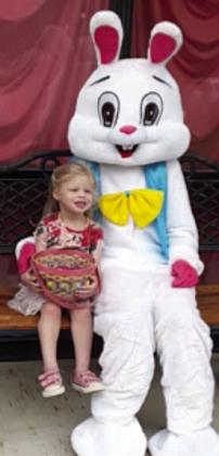 The Easter Bunny was available for photos with the youngsters.