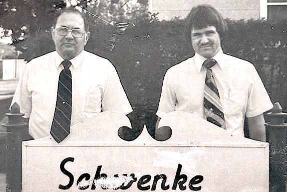 Mark Klesel (right) is shown with his father, Wilbert J. “Bill” Klesel, in 1978.