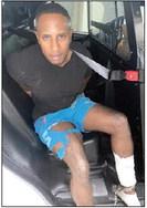 AFTER A SHORT FOOT PURSUIT , the suspect was taken into custody.